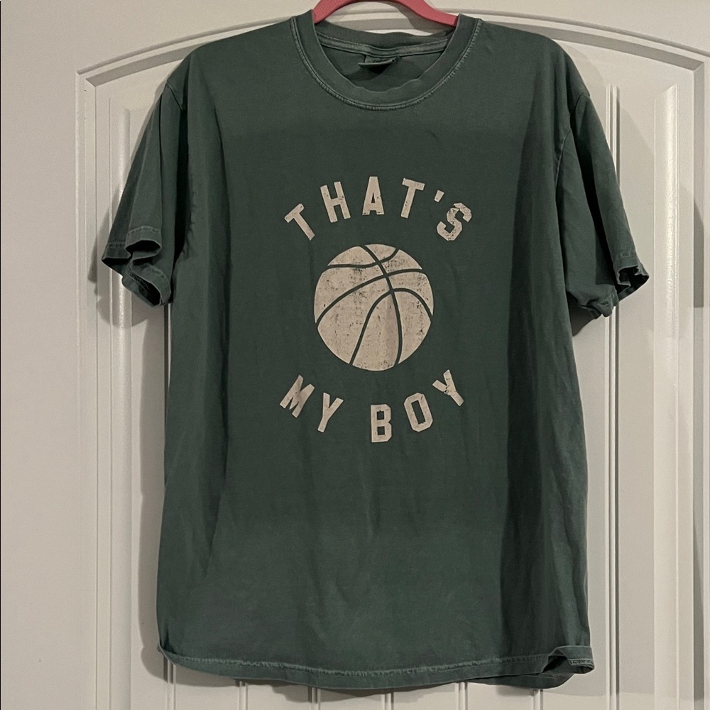 Thats My Boy comfort Colors T Shirt Size Large